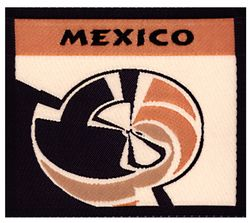 Nažehľovacie etikety veľké - Mexico